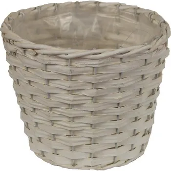 Obal na květináč Obal s plastem bílý P0250