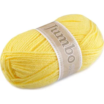 Příze JUMBO Pletací příze 100g - 22 (928) žlutá světlá