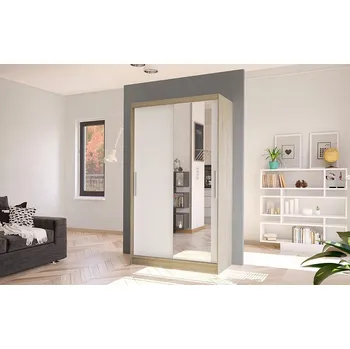 Ložnice Falco Skříň Kosta VI 100 - dub sonoma/bílá