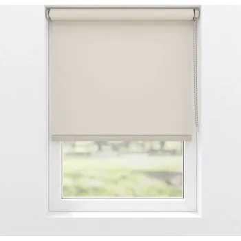 Roleta Zatemňovací roleta SOLUNA Colormatch sladěná V47 béžová, 220x190 cm, včetně držáků na rám okna