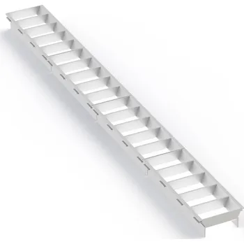 Lampička The Light Group SLC lamelová mřížka Click, bílá, délka 56 cm, plast