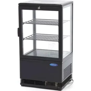 Maxima Lednice s vitrínou 43 cm - 58 l | 09400801