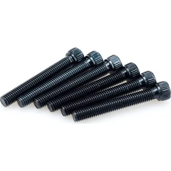 Motodoplněk Šrouby PUIG ANODIZED 0540N černý M8 x 55mm (6ks) 0540N