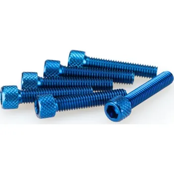 Motodoplněk Šrouby PUIG ANODIZED 0258A modrá M6 x 30mm (6ks) 0258A