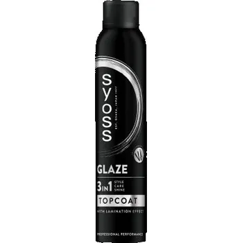 Stylingový přípravek Syoss Glaze Topcoat 3v1 Lesk na vlasy 200 ml