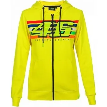 Dámská mikina Dámská mikina Valentino Rossi VR46 STRIPES Fleece žlutá 352701 (Velikost: XS) MCF_12422