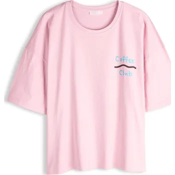 GATE Volné bavlněné tričko s potiskem 34 226-0334/62