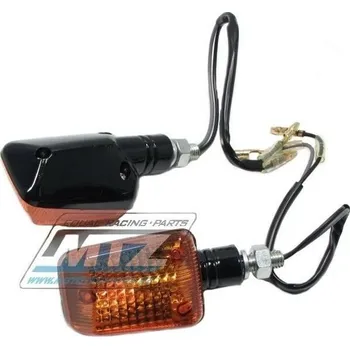 Auto-moto Blinkry Mini krátké hranaté - černé s oranžovým sklem 84-MIR7012-07