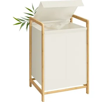 Koš na prádlo Bambusový koš na prádlo RLH102WD01