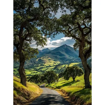 Obraz Obraz na plátně Zelené údolí, 80 × 60 cm, tisk&nbsp;CA-18682