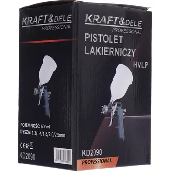Stříkací pistole Kraft&Dele Stříkací pistole HVLP, 600 ml, KD2090 KD2090