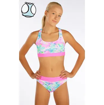 Dívčí plavky Litex Dívčí plavkový sportovní top 6F377 6F377 158