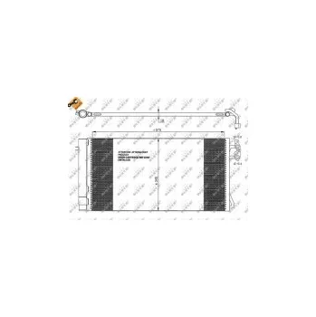Chladič motoru kondenzátor, klimatizace NRF (35773)