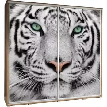 Šatní skříň Skříň Penelopa 205 cm tygr