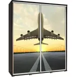 Skříň Penelopa 155 cm letadlo 1