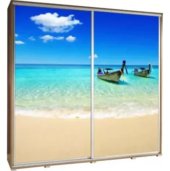 Šatní skříň Skříň Penelopa 205 - pláž 2