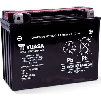 Auto-moto Bezúdržbová motocyklová baterie YUASA YTX24HL-BS 706.103169