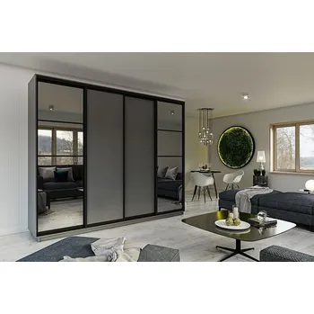 Šatní skříň LUCA šatní skříň 280, grafit