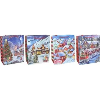 Dárková taška Dárková taška S 18x24x8,5 cm VÁNOCE [A]