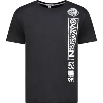 Pánská móda GEOGRAPHICAL NORWAY tričko pánnské JAPON MEN XXL černá