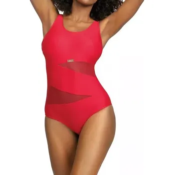 Dámské plavky Dámské jednodílné plavky S36W-6 Fashion sport červená - Self M
