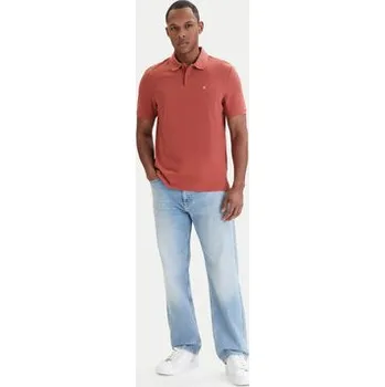 Pánské tričko Calvin Klein Jeans Polokošile LV040EM269 Hnědá Regular Fit XL