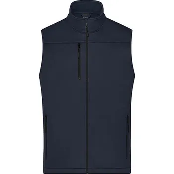 Pánská vesta James&Nicholson Pánská softshellová vesta JN1170 Navy S
