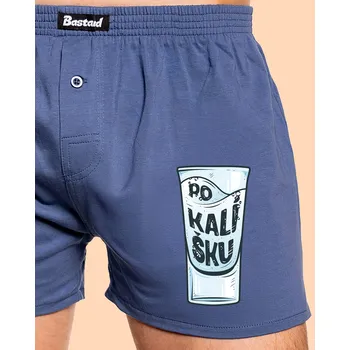 Trenýrky Bastard Po kalíšku pánské trenky Blue