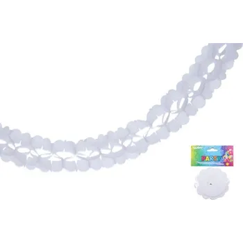 Girlanda bílá 3,6m