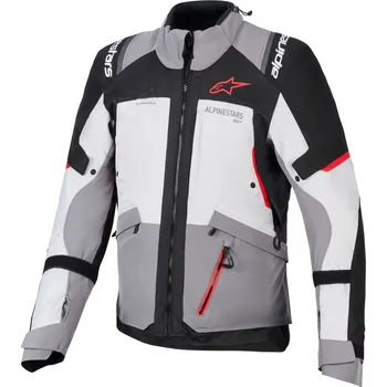 Moto bunda Moto bunda ALPINESTARS ANDES V4 DRYSTAR, (tmavě šedá/světle šedá/černá/červená) 2026