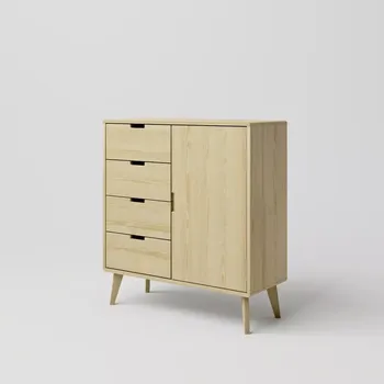 Ložnicová sestava Komoda SCANDIA 9 Borovice povrchová úprava scandia Přírodní