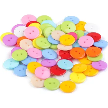 Knoflík Knoflík barevný mix velikost 28" mix 100 ks