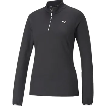 Dámská mikina Dámská Mikina PUMA PUMA STRONG 1/4 ZIP PUMA BLACK 52237001 – Černá XS