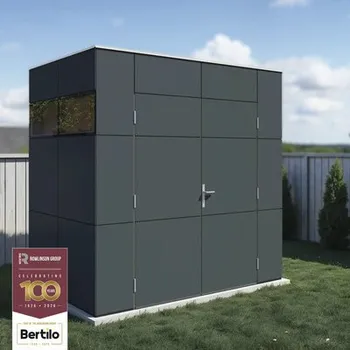 Zahradní domek Zahradní domek Bertilo Trespa HPL designový MINI antracit