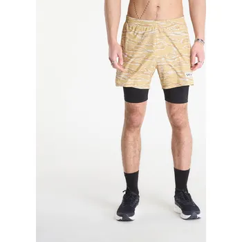 Šortky SAYSKY Tiger Pace 2 in 1 Shorts 5'' Yellow Camo M