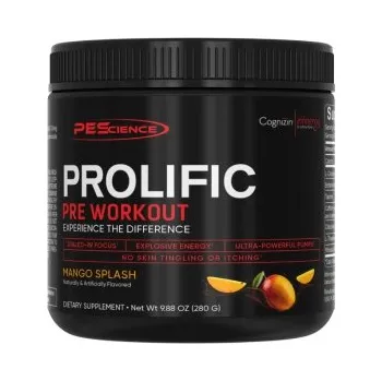 Sport PEScience Prolific Pre Workout 280g - Mango Splash + Sleva 3 % pro registrované