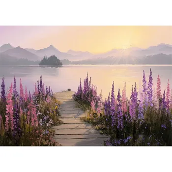 Obraz Obraz na plátně Lupina na pobřeží, 85 × 113 cm, tisk&nbsp;CA-18691