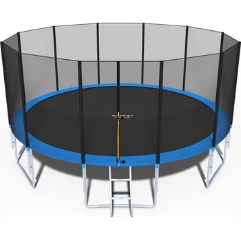 Trampolína Zahradní trampolína pro děti 490 cm FUNFIT s vnější sítí a žebříkem