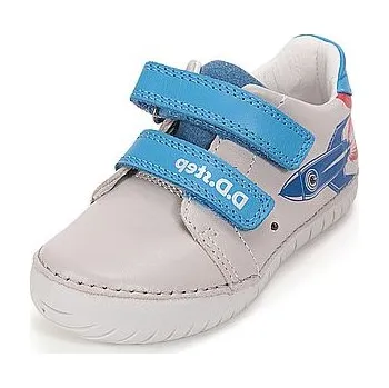 Chlapecké polobotky D.D.STEP chlapecké tenisky S050-61691AM šedé-svítící 27