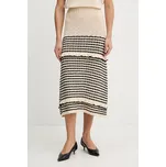 Sukně s příměsí lnu Twinset