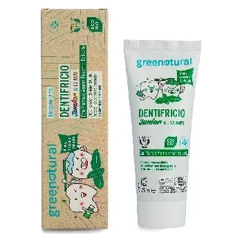 Ústní voda Greenatural Zubní pasta pro děti 6-12 let s fluoridem jemná máta BIO 75 ml