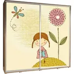 Skříň Penelopa 205 cm holčička