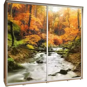 Šatní skříň Skříň Penelopa 205 cm potok