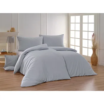 Povlečení Matějovský Krep světle šedý Krep deluxe povlak 40/40