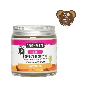 Ústní voda Truthpaste Kids přírodní dětská zubní pasta sladký pomeranč 100 ml