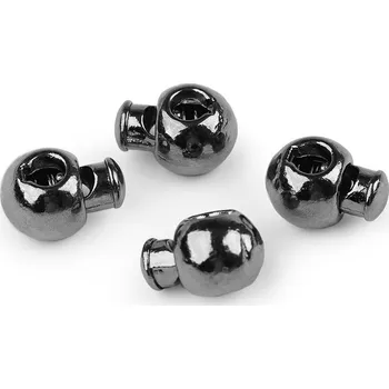 Kovové brzdičky 12x16 mm, malé, 2 nikl černý