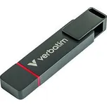 Verbatim USB flash disk, USB C a USB 3.2 Gen 1, 1000GB, Dual QuickStick, šedý, 32043, USB C, s poutkem