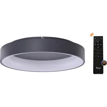 Bodové svítidlo Solvent R SMART přisazené svítidlo LED 64W 4680lm 3000-6000K 80cm kulaté IP20, šedé + ovladač