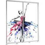 Skříň Penelopa 155 cm baletka 3