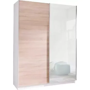 Předsíňová stěna Skříň Se Zrcadlem Batumi 5 150cm Dub Sonoma